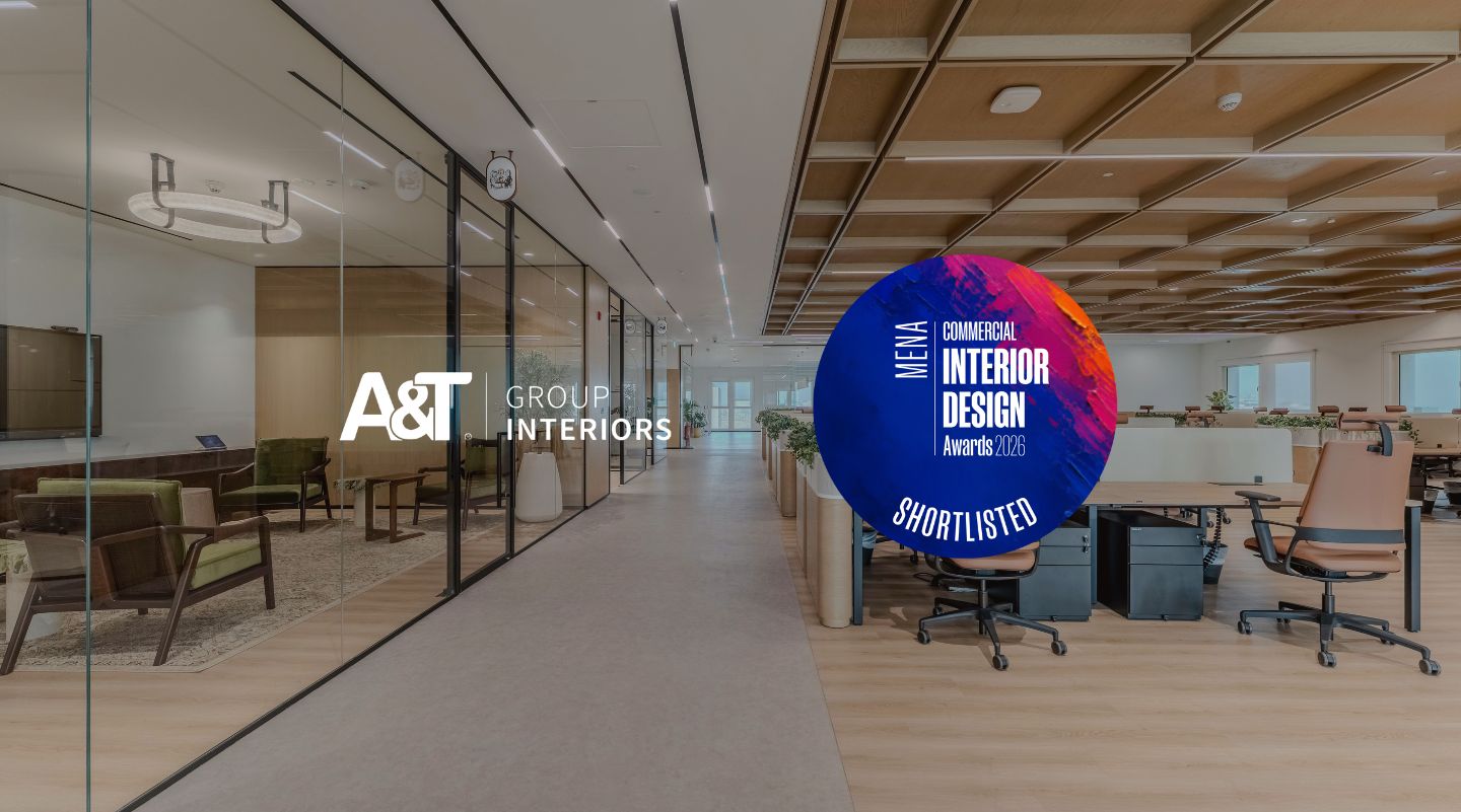 A&T Group Interiors Shortlisted for Two Categories at the CID Awards 2026: MENA